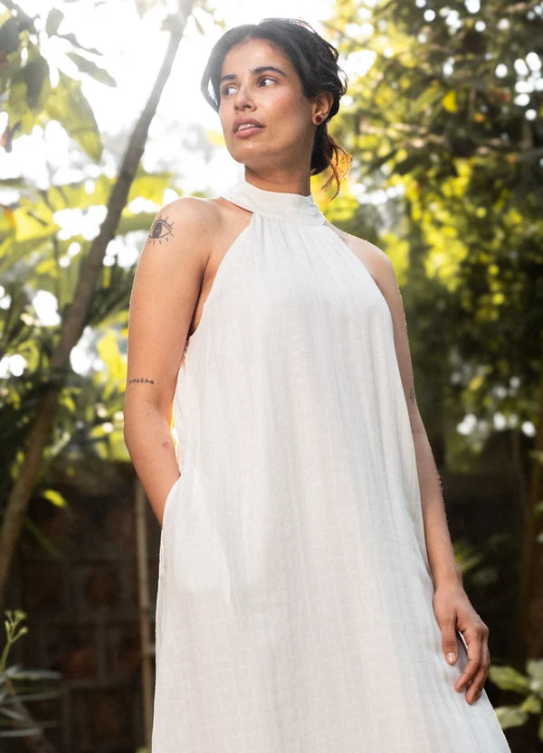 white dress
