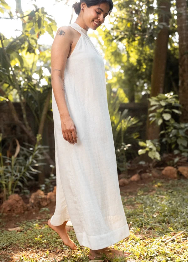 white dress