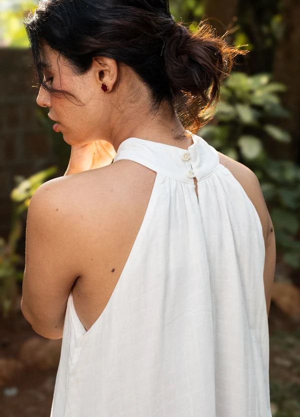 white dress